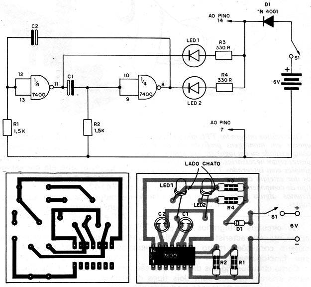 Figura 1 – Diagrama e placa
