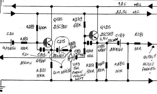 Diagrama do setor com defeito feito pelo autor. 