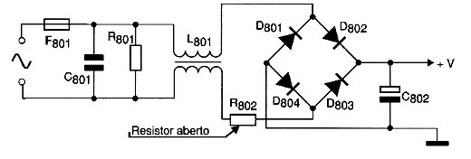 Diagrama do setor do aparelho desenhado pelo autor. 