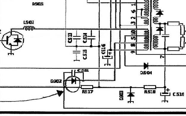 Diagrama do setor do aparelho fornecido pelo autor.
