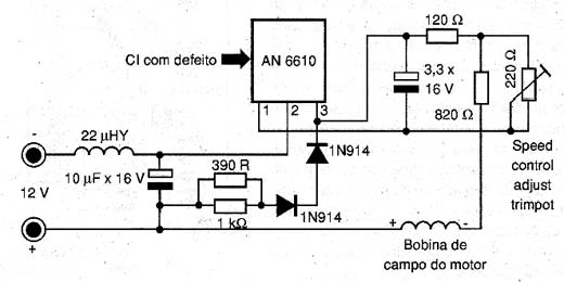 Diagrama do setor do aparelho fornecido pelo autor.
