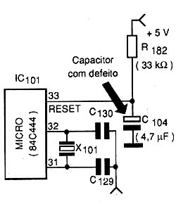 Diagrama do setor do aparelho fornecido pelo autor.
