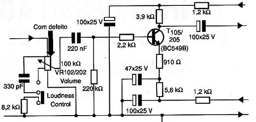 Diagrama do setor do aparelho fornecido pelo autor.
