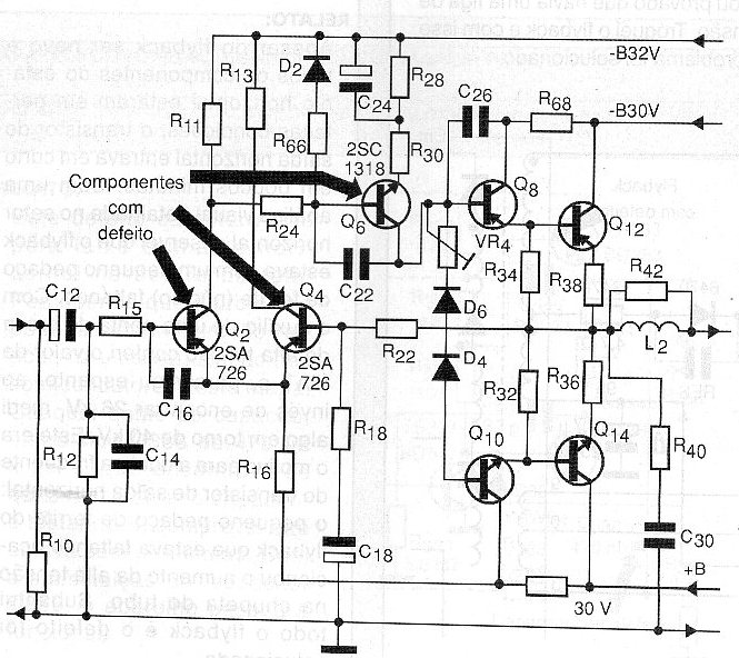 Diagrama do setor do aparelho fornecido pelo autor.
