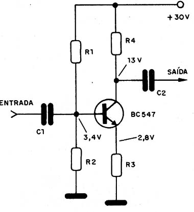 Figura 4 – Tensões na etapa
