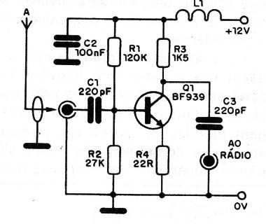 Figura 1 – Circuito do reforçador