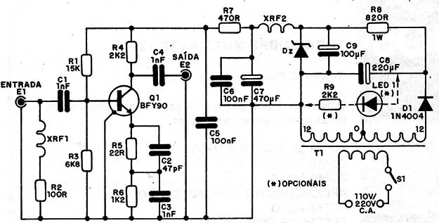 Figura 4 - Circuito completo do reforçador
