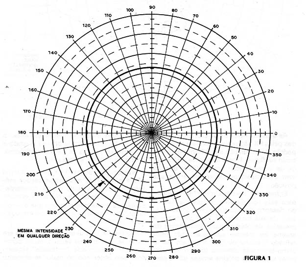 Figura 1 – Padrão unidirecional de irradiação
