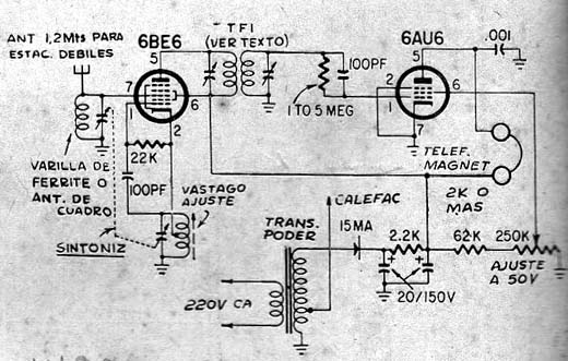  Receptor Super-Heteródino de Duas Válvulas 