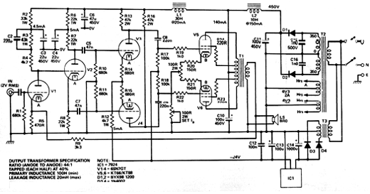  Amplificador de 25 a 30 W
