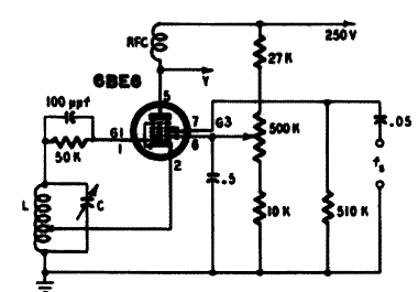  Oscilador Modulado 6BE6
